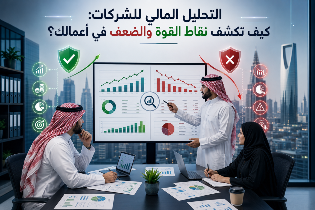 التحليل المالي للشركات لكشف نقاط القوة والضعف بالأعمال